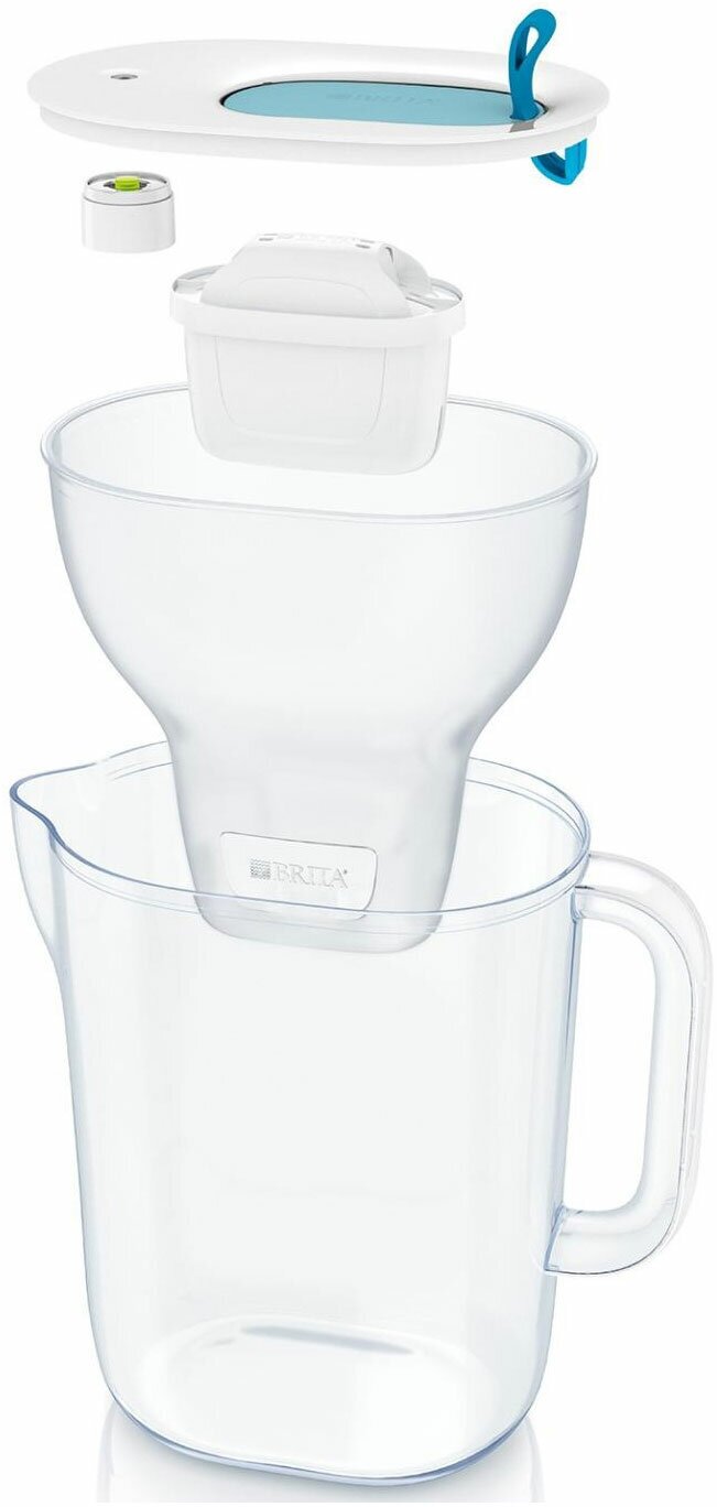 Фильтр кувшин BRITA Style XL MX+ 3.6 л бело-синий - фотография № 14