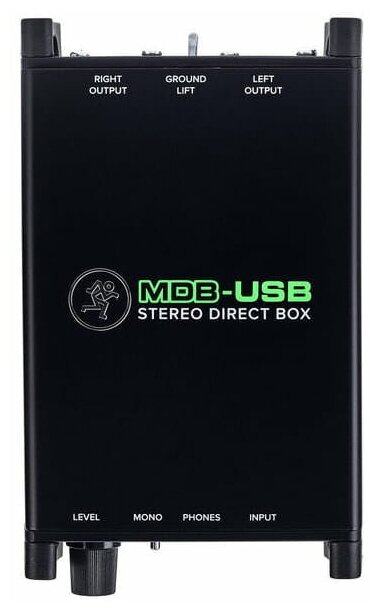 MACKIE MDB-USB стерео директ бокс со встроенным USB интерфейсом