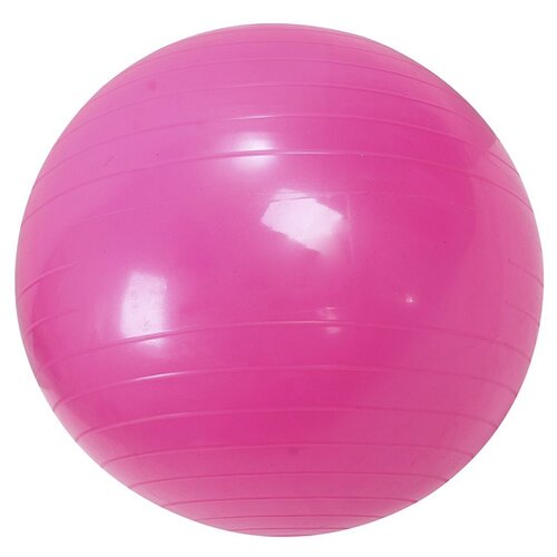фото Фитбол, гимнастический мяч для занятий спортом, антивзрыв, матовый, розовый, 65 см icon