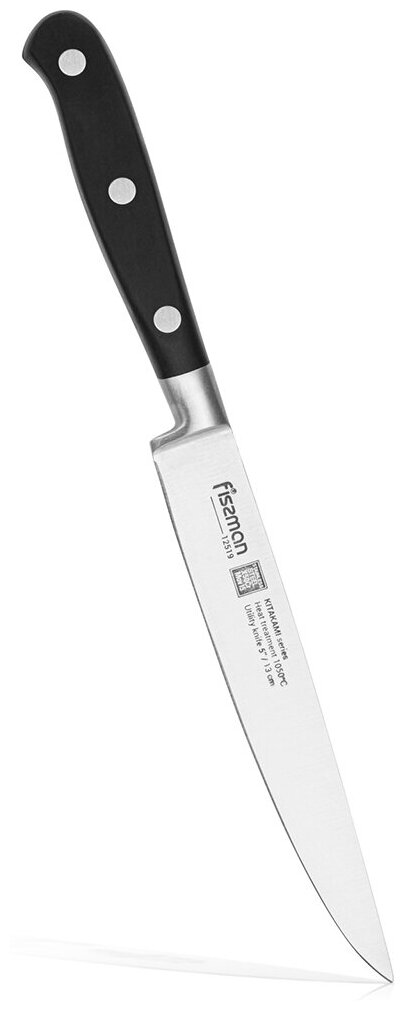 Нож универсальный Fissman Kitakami 13см, X50CrMoV15 сталь (12519)