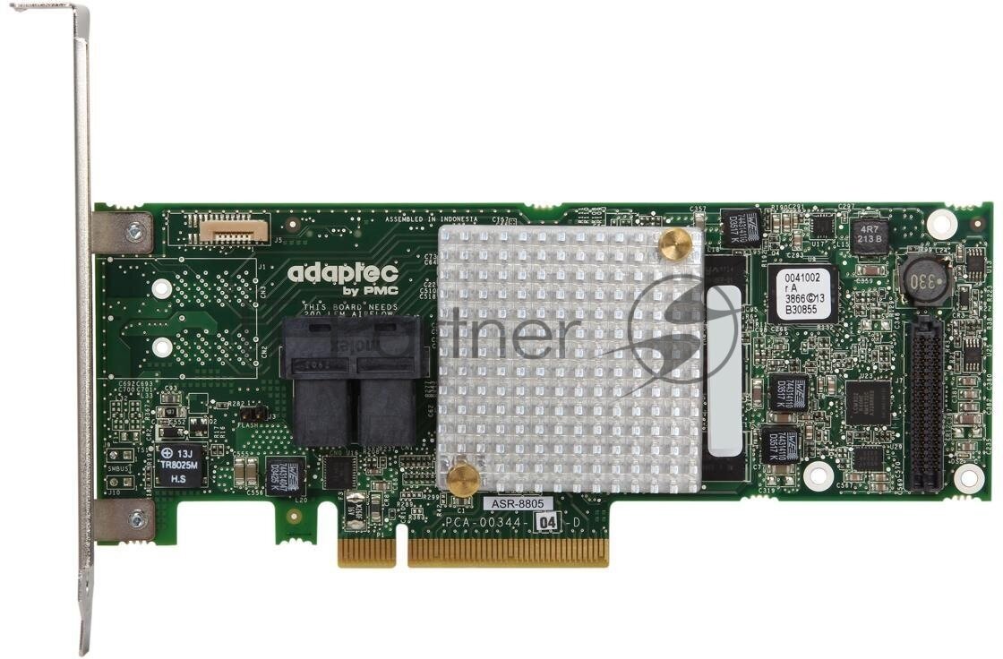 Контроллер Adaptec ASR-8805 SGL RAID 0/1/1E/10/5/6/50/60 8i-ports 1Gb (2277500-R) - фото №9