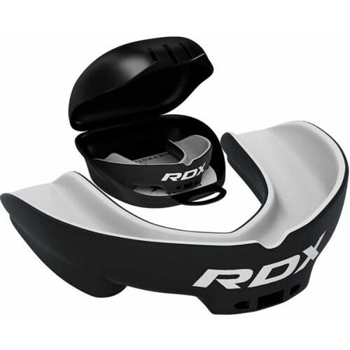 Капа RDX Черно-Белая (детская) капа для бокса rdx single junior детская белая черная