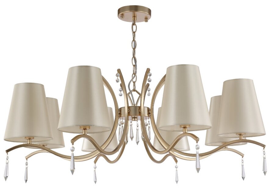 Crystal Lux Подвесная люстра Crystal Lux RENATA RENATA SP8 GOLD