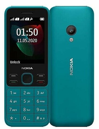 Мобильный телефон Nokia 150 DS 2020 (TA-1235) Cyan