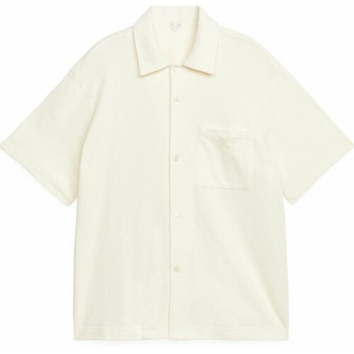 Рубашка ARKET, размер (50)L, экрю