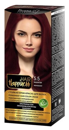 Белита М Стойкая крем-краска для волос серии "HAIR Happiness" тон №5.5 Махагон