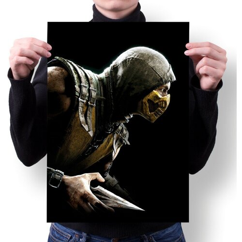 Плакат MIGOM А2 Принт Mortal Kombat, Мортал Комбат - 29