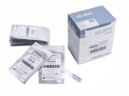 Тест-полоски qLabs PT-INR (КуЛабс МНО) 48 шт.