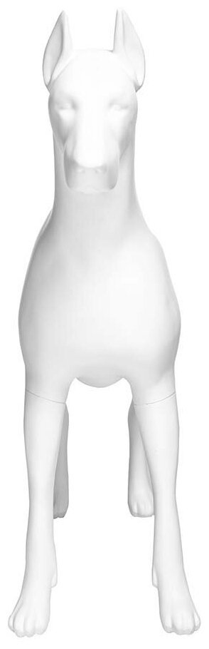 AFELLOW Манекен собаки "Доберман", белый, 103х87.5см - фото №3