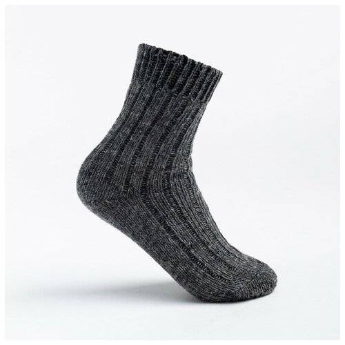 Носки Стильная шерсть размер 22, серый носки стильная шерсть размер 22 серый бежевый