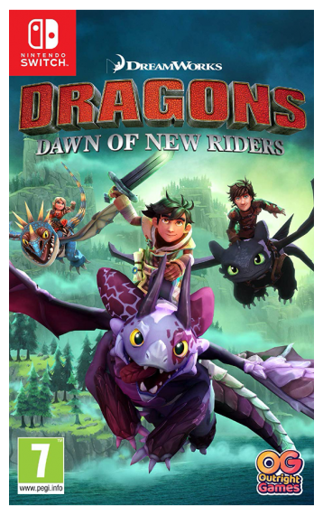 Dragons: Dawn of New Riders (Как приручить Дракона 3) (Switch) английский язык