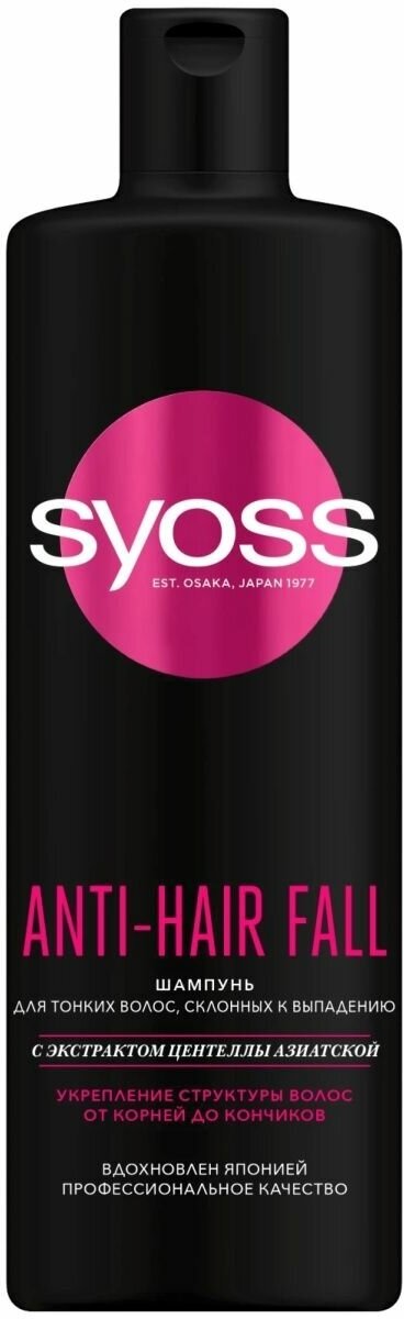 Шампунь для волос Syoss ANTI-HAIR FALL 450 мл