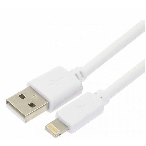 Дата-кабель USB-Lightning, 3.0 м, белый дата кабель usb lightning 1 м белый aa