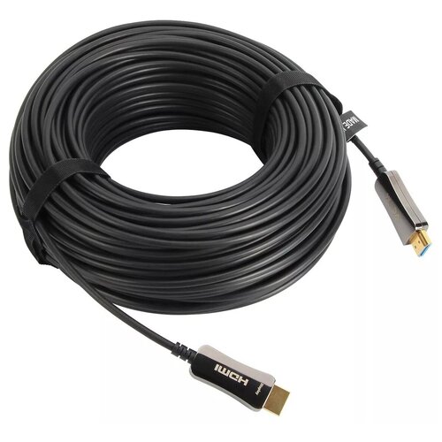 Активный оптический кабель HDMI 19M/M, ver. 2.0, 4K@60 Hz 50m VCOM