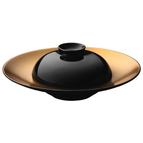 фото Глубокая сервировочная тарелка с миской черные (1698004) berghoff