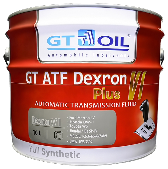 Масло трансмиссионное GT ATF Dexron VI Plus, 10 л