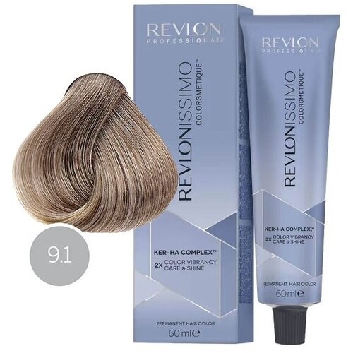 Revlon Professional Ker-HA complex, 9.1 очень светлый блондин пепельный, 60 мл