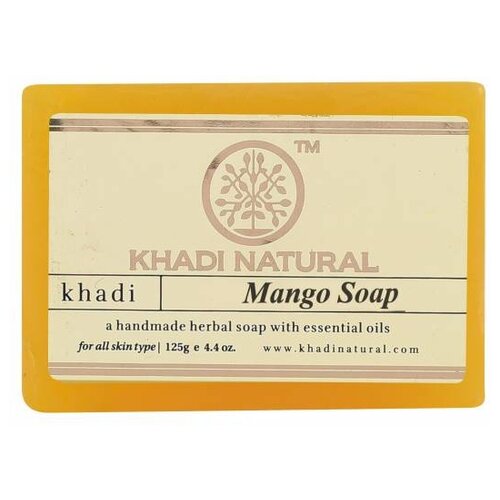 khadi natural мыло кусковое coconut milk Khadi Natural Мыло кусковое Mango, 125 г