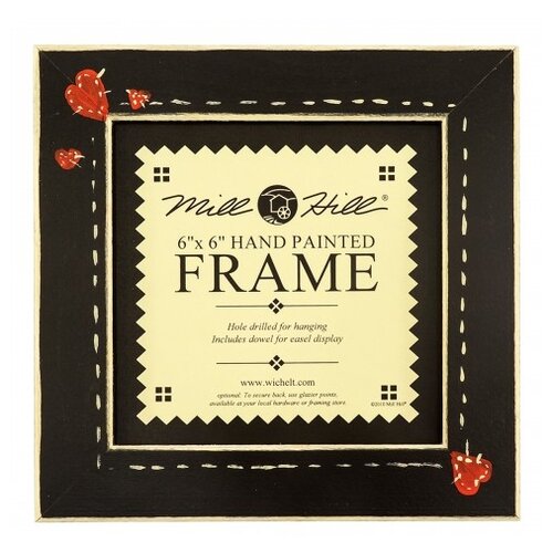 Рама Mill Hill GBFRFA3, 20.3х20.3 см, черный матовый