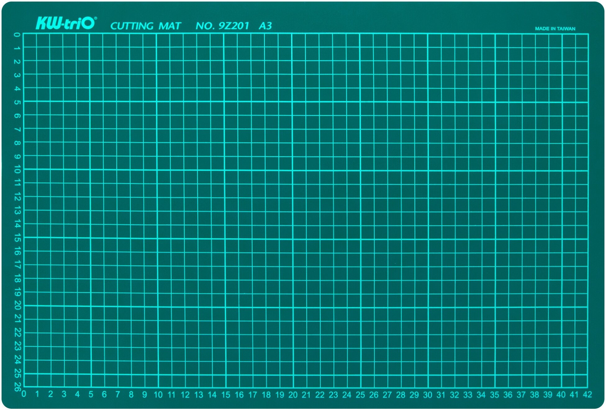 Разное Kw-Trio Подкладка для резки A3 450x300мм зеленый - фотография № 2