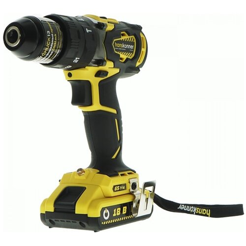 Аккумуляторная ударная дрель-шуруповерт Hanskonner HCD1865BLI 1726100₽