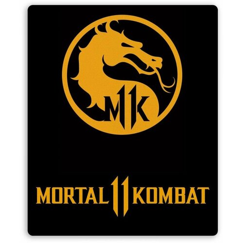 Коврик для мышки прямоугольный Mortal Kombat 11 Logo