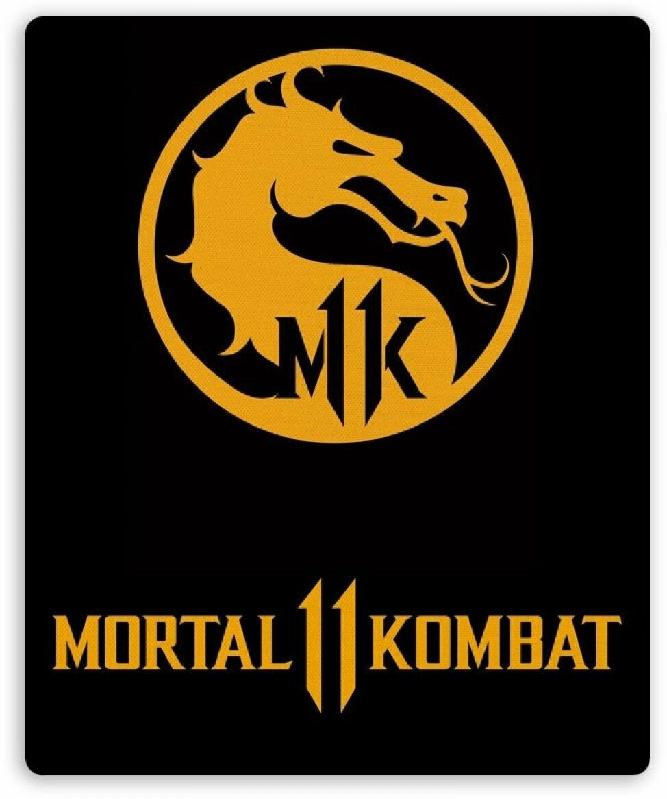 Коврик для мышки прямоугольный Mortal Kombat 11 Logo