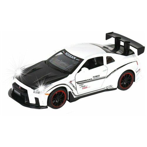 Модель машины Nissan GTR R35 1:32 свет, звук, инерция металлическая машинка nissan gtr масштаб 1 24