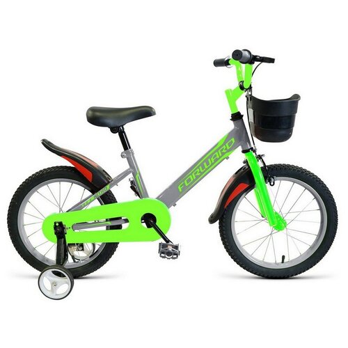 Велосипед 16 FORWARD NITRO 2022 серый детский велосипед forward nitro 16 2021 серый рама one size