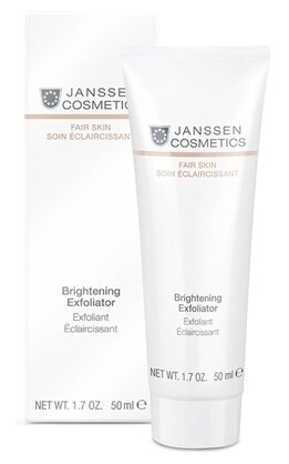 Janssen Cosmetics пилинг-крем профессиональный Fair skin Brightening Exfoliator для выравнивания цвета лица, 50 мл