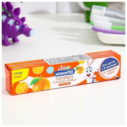 Купить Детская зубная паста LION Thailand Kodomo с ароматом апельсина, 40 г 9321361, Зубная паста