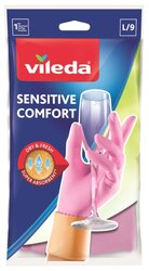 Перчатки Vileda Sensitive ComfortPlus для деликатных работ