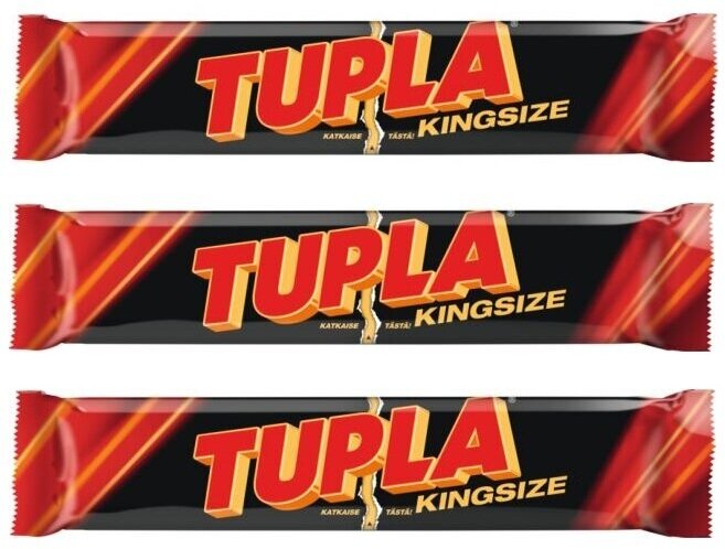 Батончик Tupla King Size, 3 шт, 255 гр