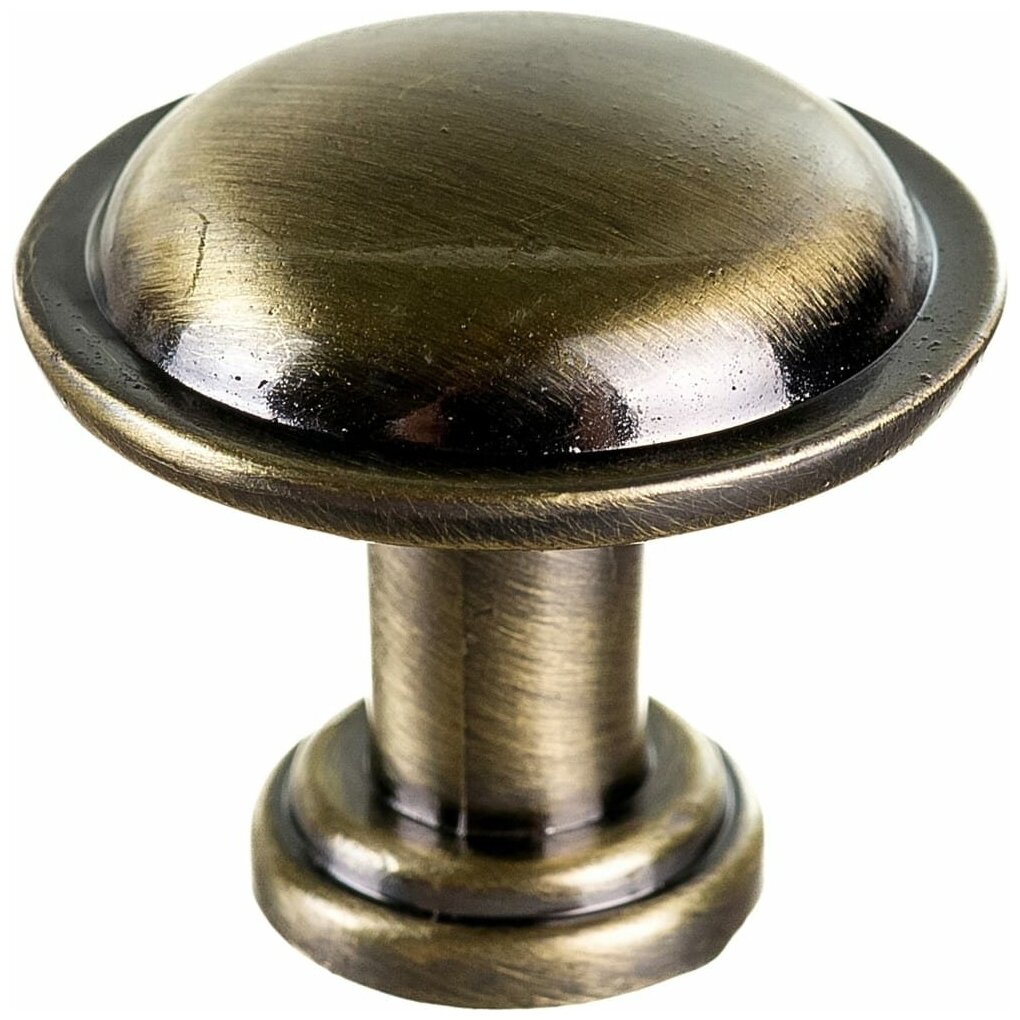 Kerron Ручка-кнопка, 27 мм, Д28 Ш28 В22, античная бронза RK-015 AB
