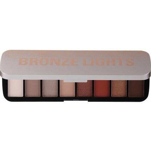 Тени для век REVOLUTION Bronze Lihgts shadow palette подводка для глаз makeup revolution feathered lights chromatic 2 4 мл