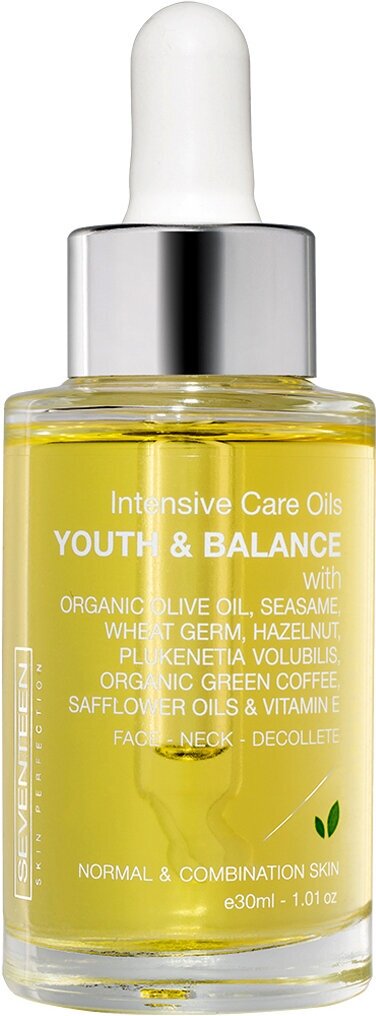 Seventeen Intensive Care Oils Youth & Balance Масло для интенсивного ухода для нормальной и комбинированной кожи 30мл