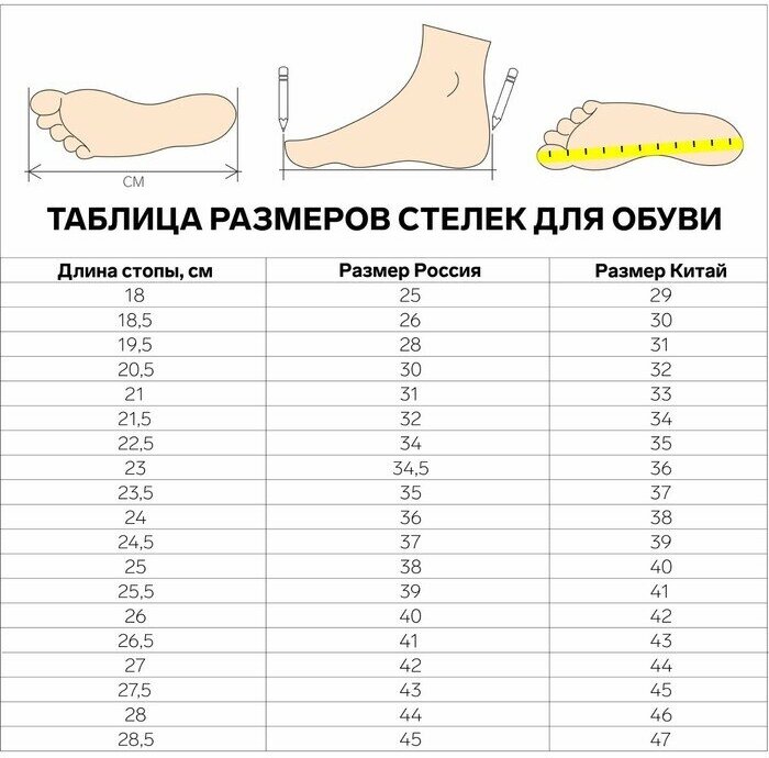 Стельки для обуви, универсальные, двухслойные, дышащие, 36-45 р-р, пара, цвет белый - фотография № 2