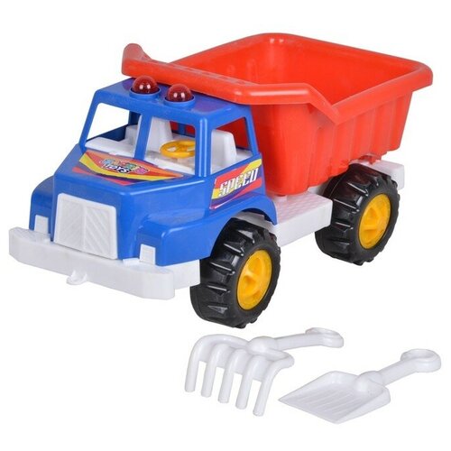 Машины для малышей Zarrin Toys Автомобиль «Самосвал Mini 2002», песочный набор, микс автомобиль самосвал mini 2002 песочный набор микс