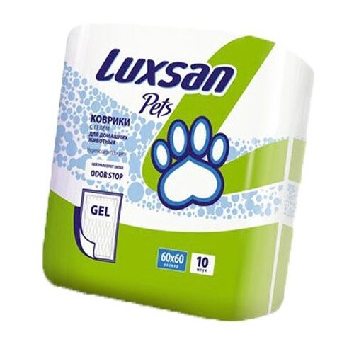 фото Коврик для кошек и собак luxsan premium gel 60*60см 10шт