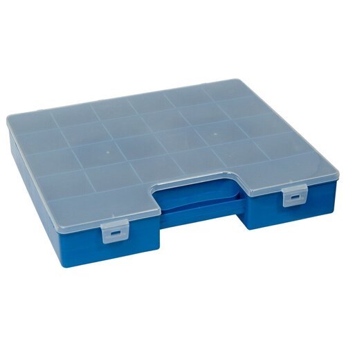 Gamma Коробка для шв. принадл. OM-008 пластик 35.5 x 31 x 6 см синий