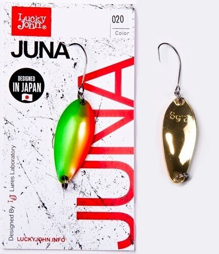 Блесна колеблющаяся Lucky John Juna 020 39 мм 5 г