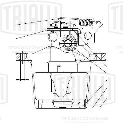 Суппорт торм. для а м Ford Mondeo Turnier (00-) зад. лев. d=38 зад лев Trialli CF 102067