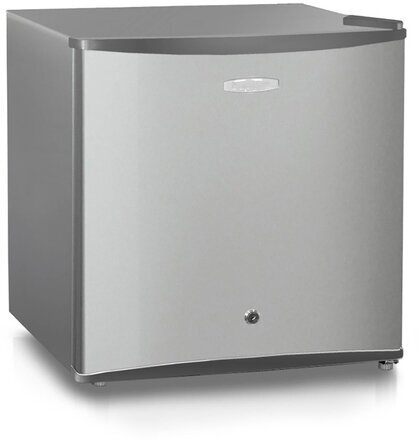 Холодильник "Бирюса" M 50, однокамерный, класс А+, 45 л, серебристый - фотография № 1