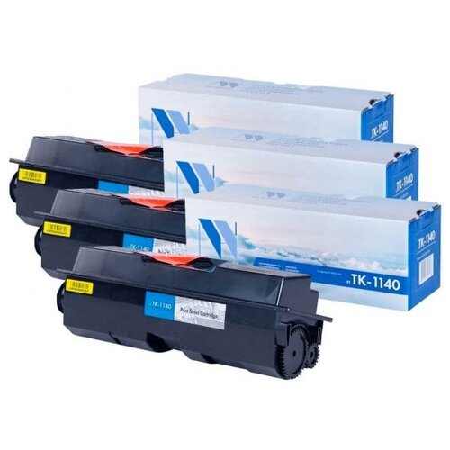 Набор картриджей NV-Print NV-TK1140-SET3 для FS-1035MFP/ FS-1135MFP/ Kyocera Ecosys M2035dn/ M2535dn 7200стр Черный