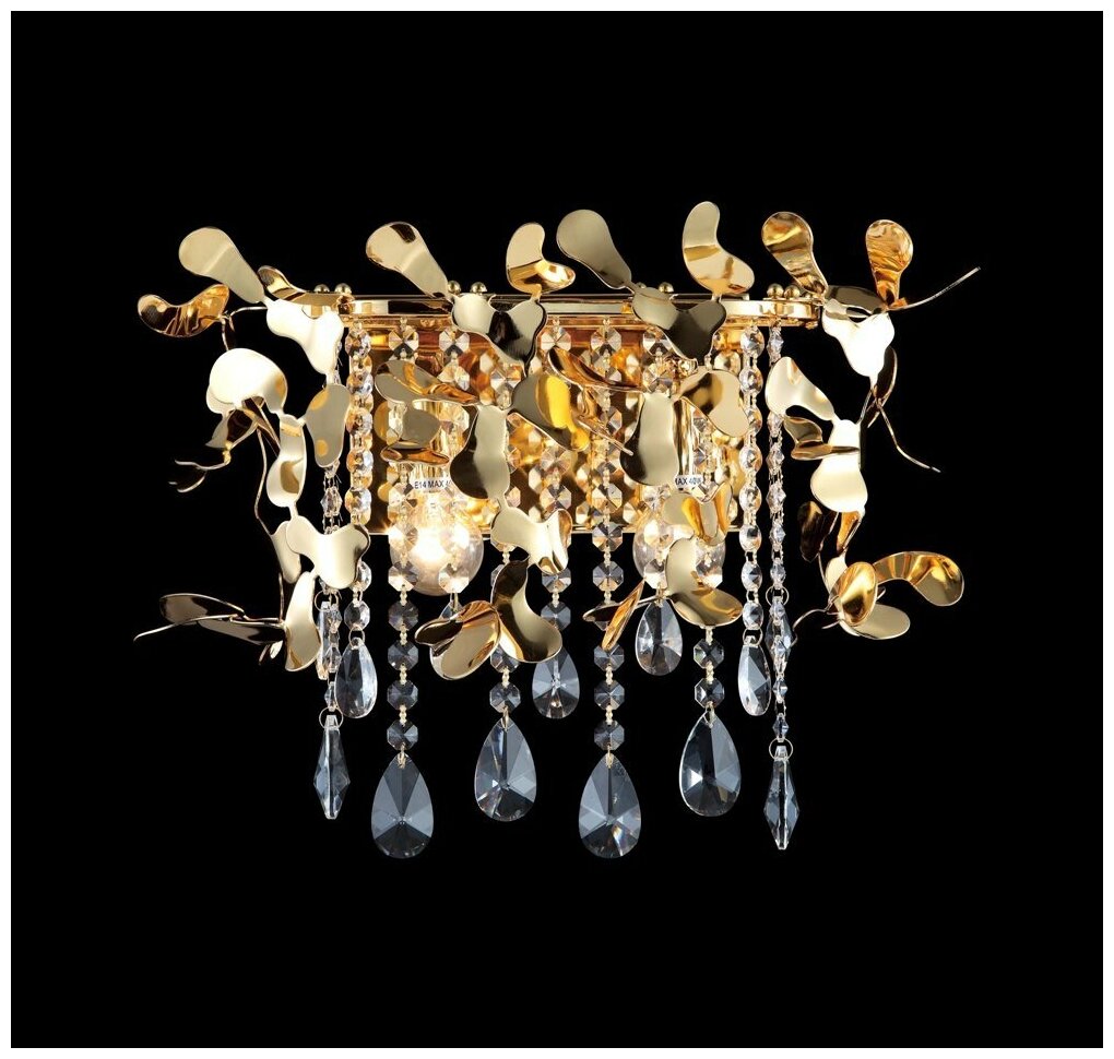 Бра Crystal Lux ROMEO AP2 GOLD