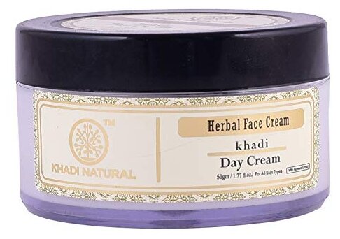 Khadi Natural Herbal Face Cream Day Cream Крем для лица дневной с экстрактом алоэ вера, 50 г