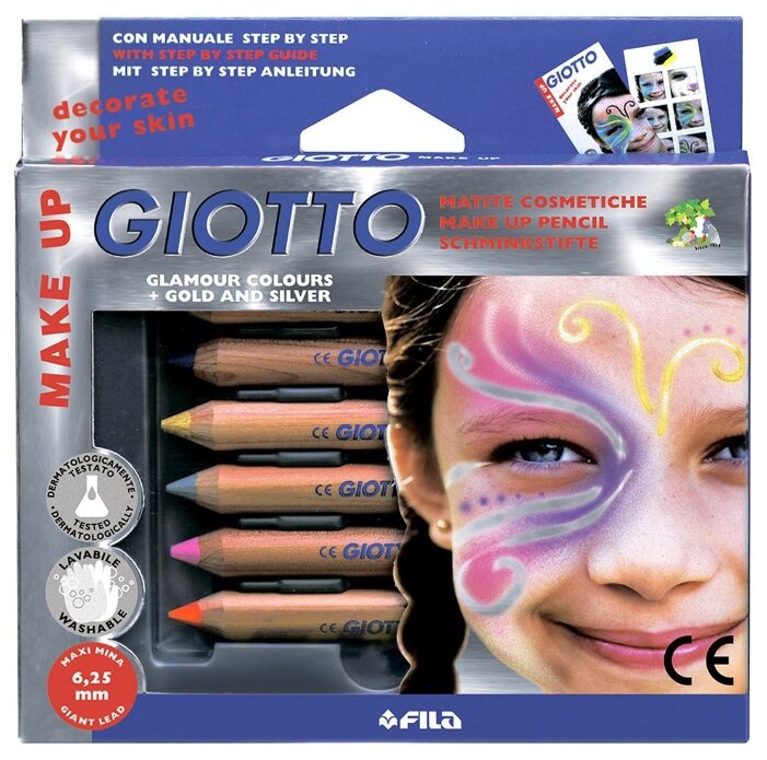 GIOTTO Набор карандашей для грима Make Up Matite Glamour