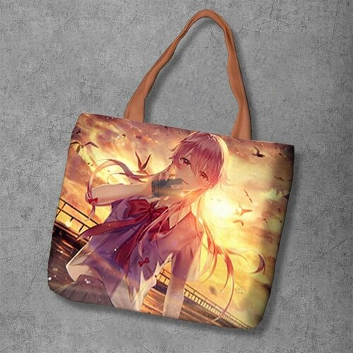 фото Сумка шоппер anime dakimakura, фактура рельефная, мультиколор