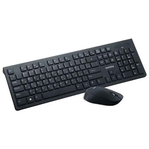 фото Набор smartbuy клавиатура + мышь 206368ag-k, черный, беспроводной