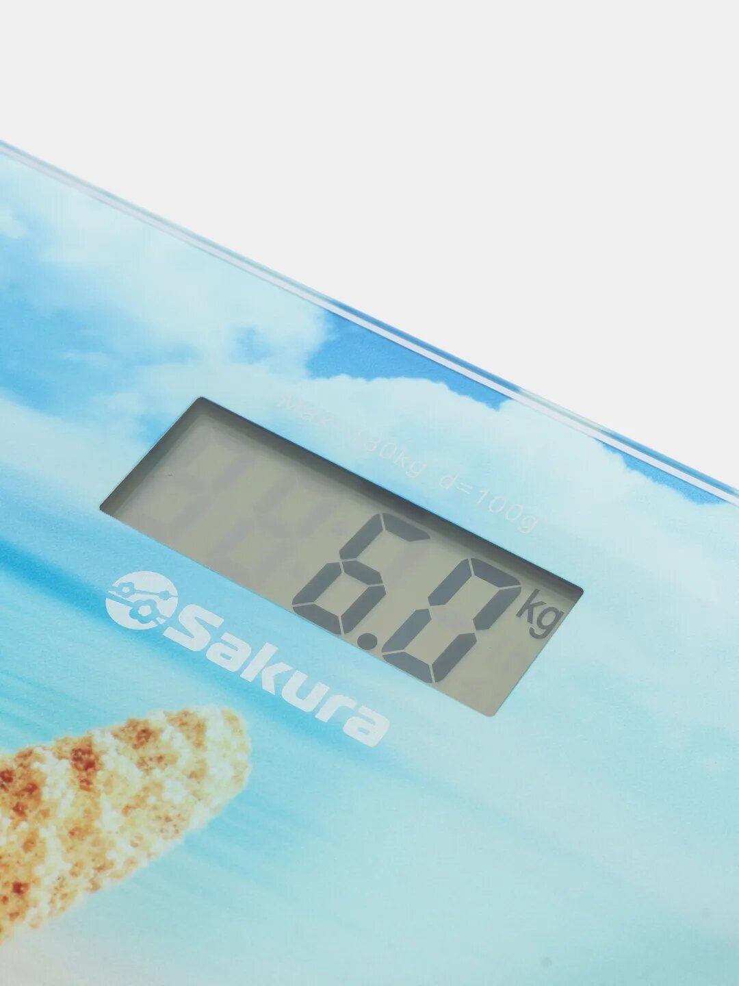 Весы напольные Sakura SA-5065BH "Пляж" электронные, до 180кг БИТ - фото №6